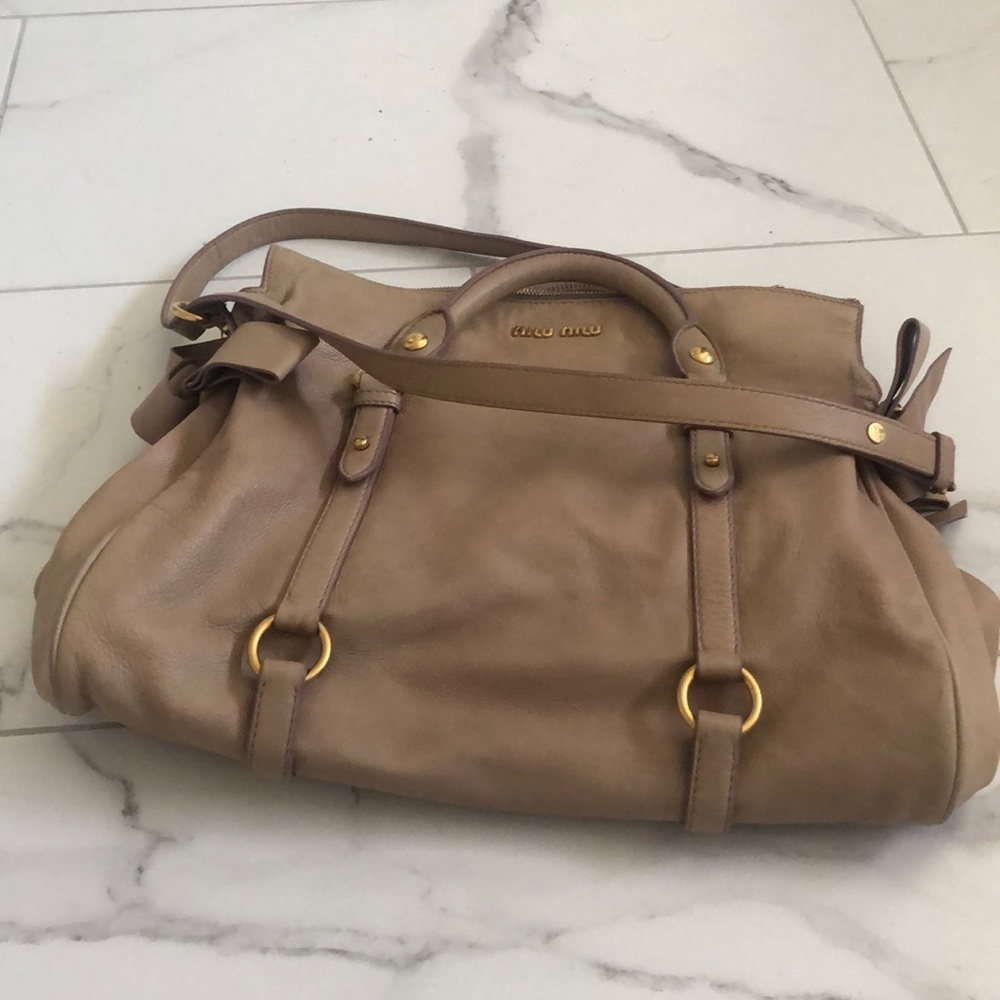 Mui miu dusty pink bag